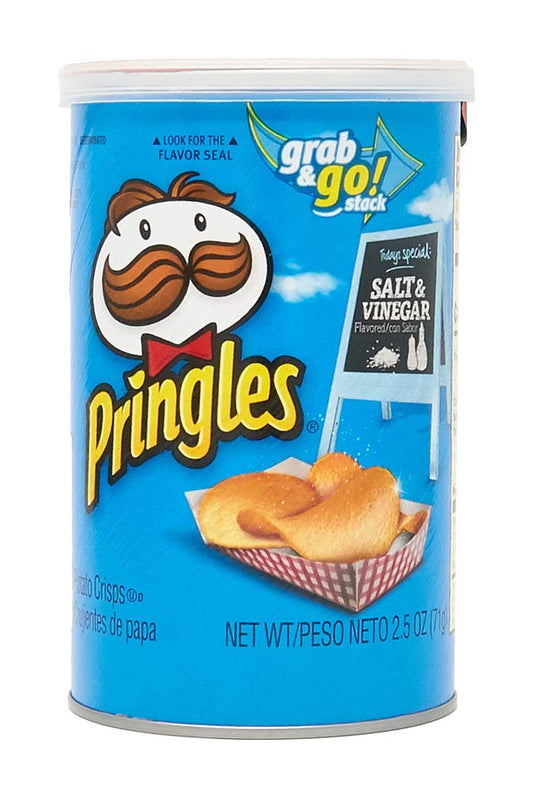 Pringles Medium Salt & Vinegar 12pc 2.5oz