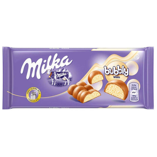Milka Bubbly White 95g 15pc