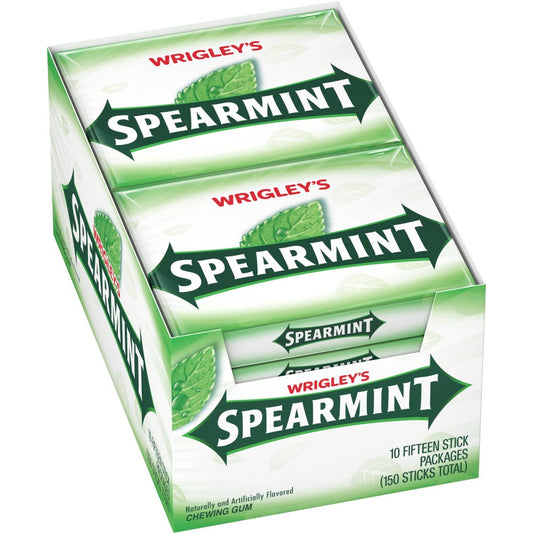 Wrigley's Slim Spearmint 10pc 15ct