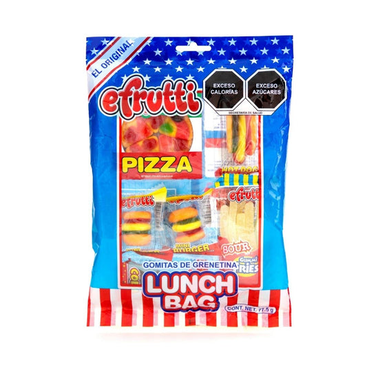 Efrutti Gummi Lunch Bag 12pc 2.7oz