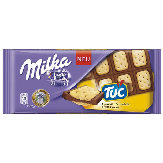 Milka Chocolate Tuc Sandwich 100g 18pc