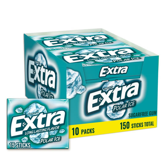 Extra Slim Pack Polar Ice 10pc 15ct