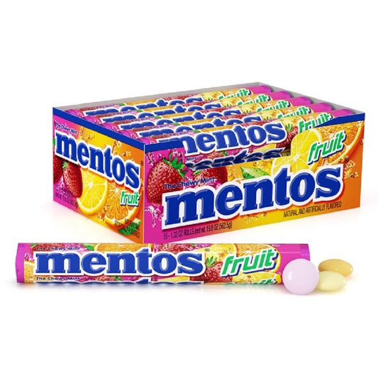 Mentos Mixed Fruit 15pc 1.32oz