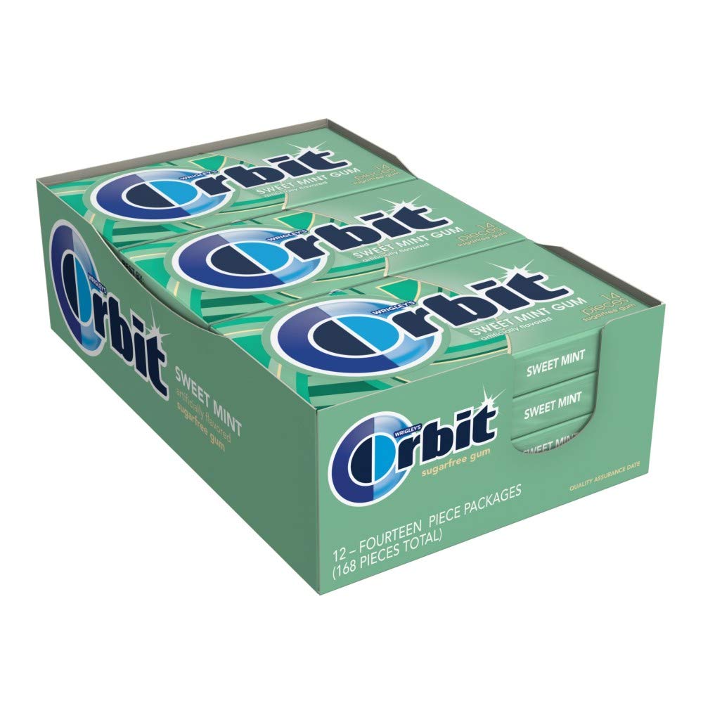 Orbit Sweet Mint Sugar Free Gum 12pc 14ct
