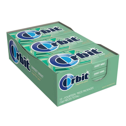 Orbit Sweet Mint Sugar Free Gum 12pc 14ct