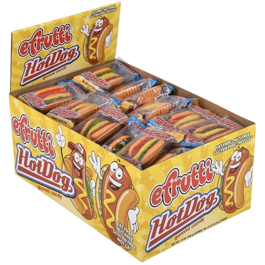 Efrutti Hot Dog 60pc 0.32oz