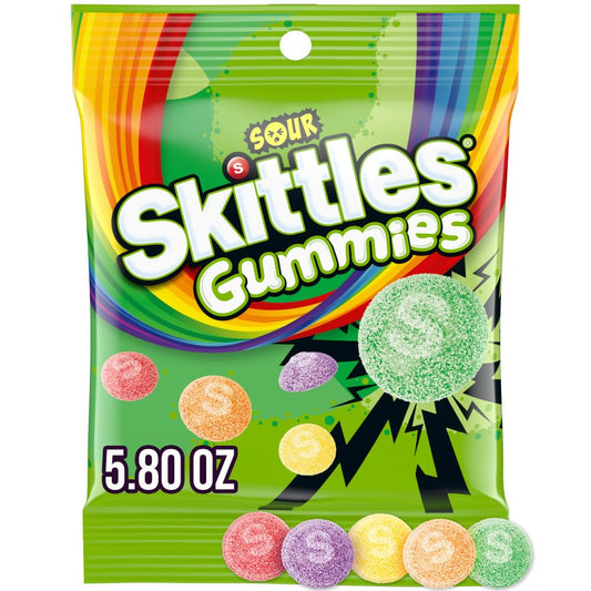 Skittles Gummies Sour 12pc 5oz