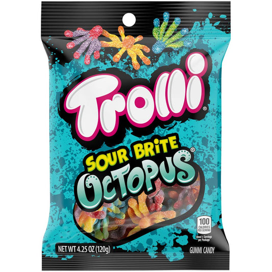 Trolli Sour Brite Octopus 12pc 4.25oz