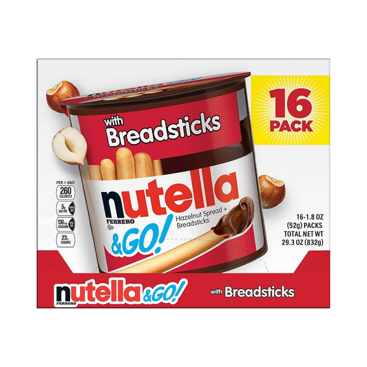 Nutella & Go With Breadsticks Ferrero 16pc 1.8oz