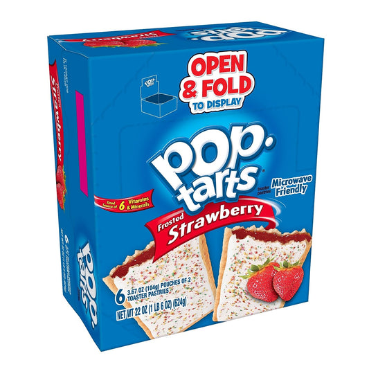 Pop Tarts Frosted Strawberry 6pc 3.3oz