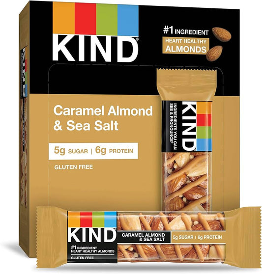 Kind Bar Caramel Almond & Sea Salt 12pc 1.4oz