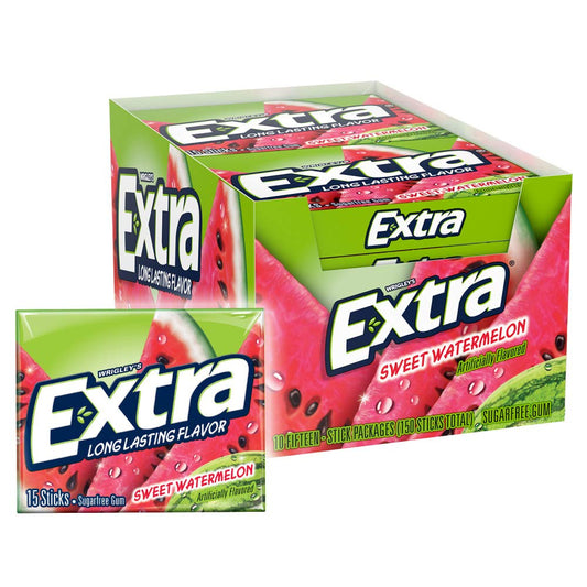 Extra Slim Pack Watermelon 10pc 15ct