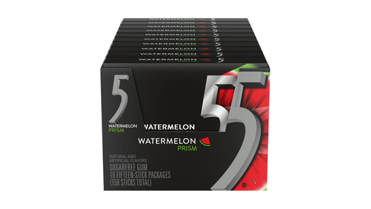 Wrigley's 5 Watermelon Prism 10pc 15ct