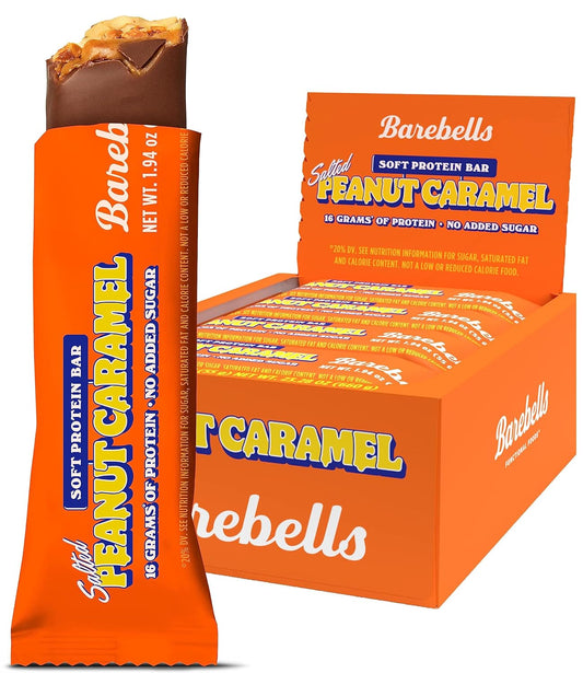 Barbells Protein Soft Protein Salted Caramel 12pc 55g