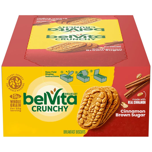 Belvita Crunchy Cinnamon Brown Sugar 8pc 1.76