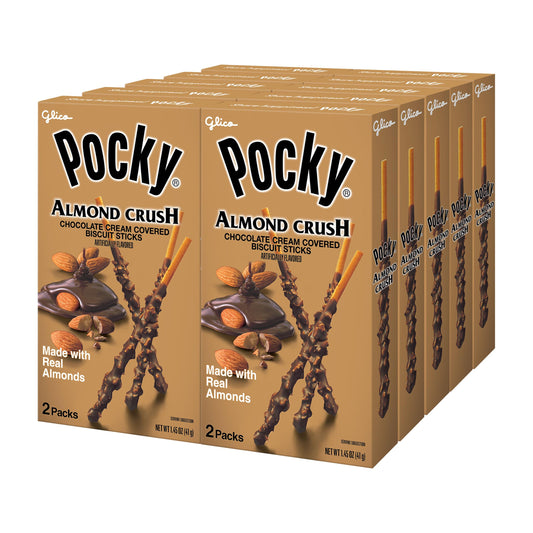 Pocky Chocolate Almond Crush 10pc 1.45oz