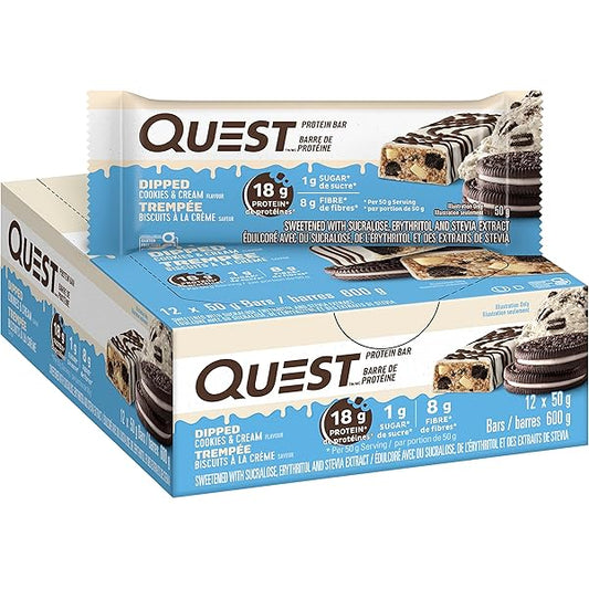 Quest Bar Cookies & Cream 12pc 2.12oz