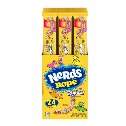 Nerds Rope Tropical Candy 24pc 0.96oz
