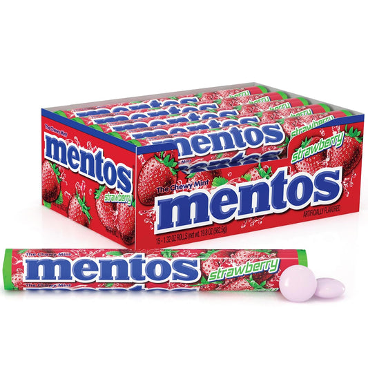Mentos Red Fruit 16pc 600g