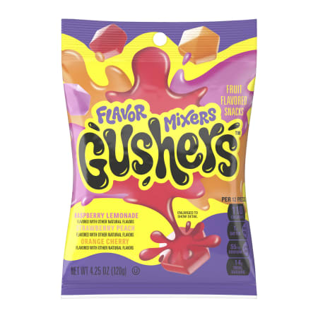 Fruit Gushers Super Flavor Mixers 8pc 4.25oz
