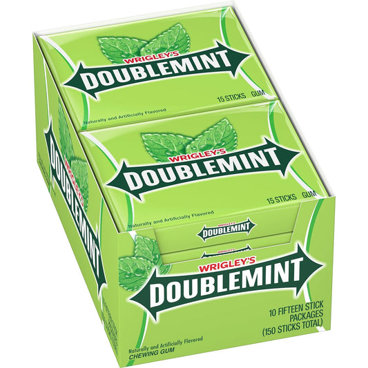 Wrigley's Slim Doublemint 10pc 15ct