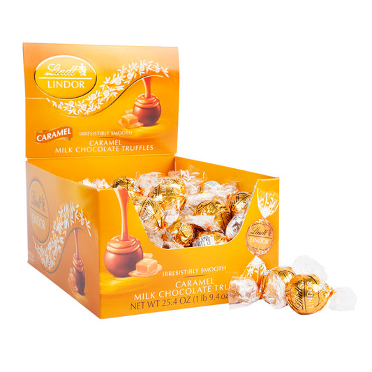 Lindt Lindor Caramel Chocolate Truffles 60pc 25.4oz