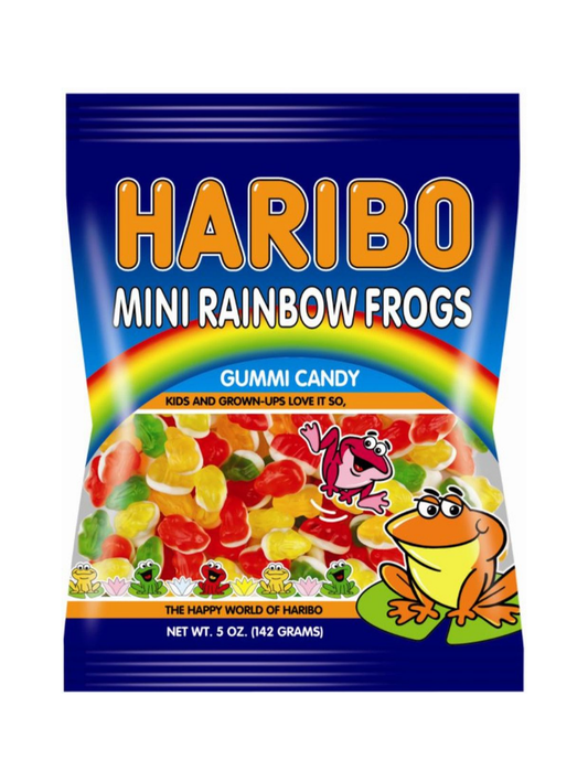 Haribo Mini Rainbow Frogs12pc 5oz