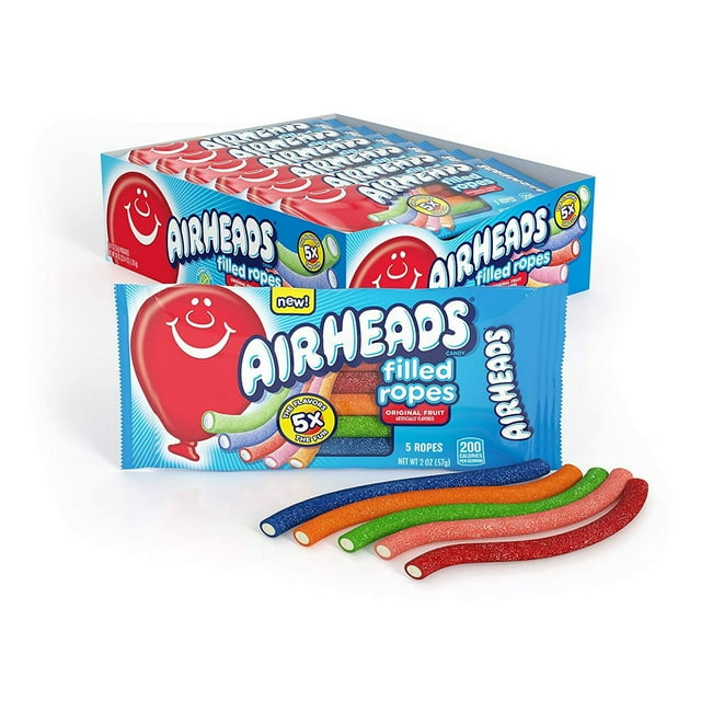 Airheads Filled Ropes 18pc 2oz