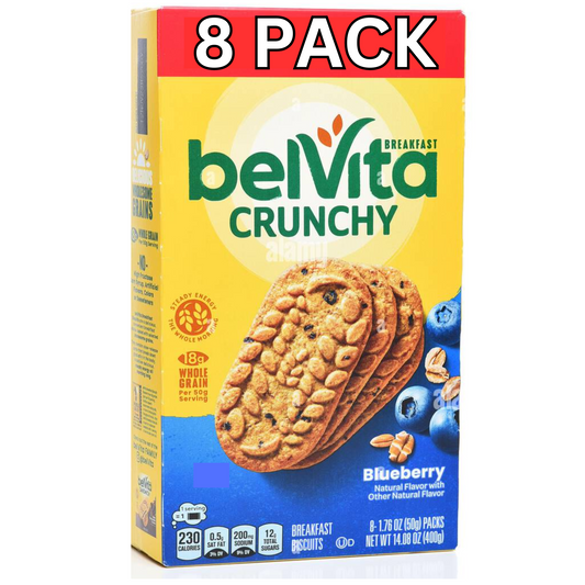 Belvita Crunchy Blueberry 8pc 1.76