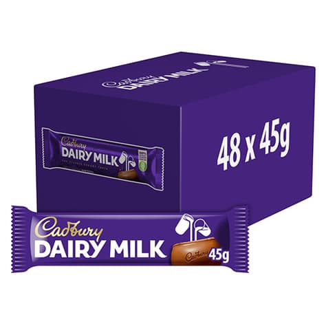 Cadbury Dairy Milk Bar 48pc 45g