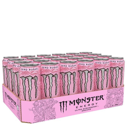 Monster Energy Zero Ultra Strawberry Dreams 24pc 16oz