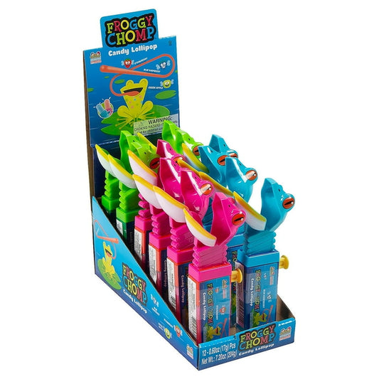 Kidsmania Froggy Chomp Candy Lollipop 12pc 0.62oz