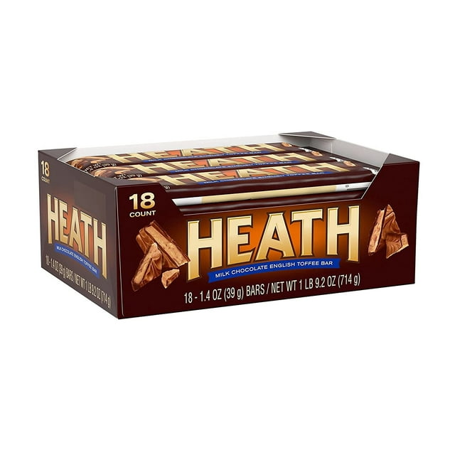 Heath Milk Chocolate Toffee Bar 18pc 1.4oz