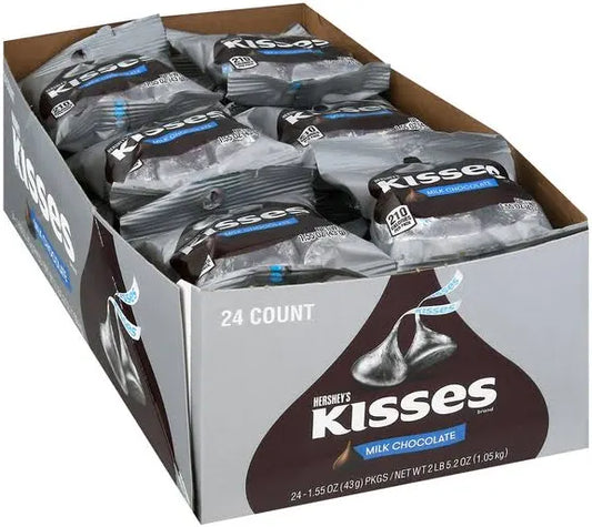 Hershey’s Kisses Milk Chocolate 24pc 1.55oz