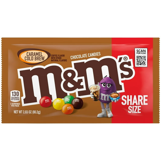 M&M Caramel Cold Brew King Size 24pc 2.83oz