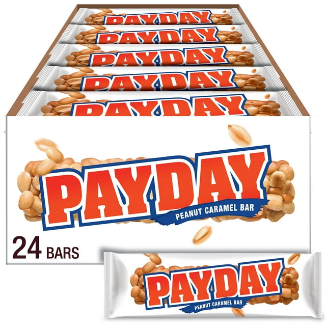 Payday Peanut Caramel Bar 24pc 1.85oz