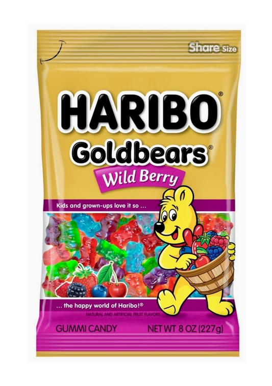Haribo Goldbears Wild Berry 10pc 8oz