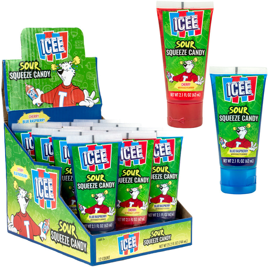 Icee Sour Squeeze Candy 12pc 25.2oz