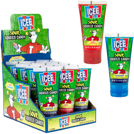 Icee Sour Squeeze Candy 12pc 25.2oz