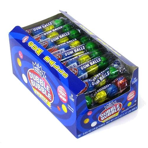 Dubble Bubble Assorted Fruit 36pc 0.65oz