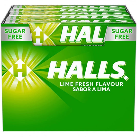 Halls Lime Fresh 20pc 33g