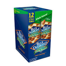 Blue Dimond Almonds Whole Natural 12pc 1.5oz