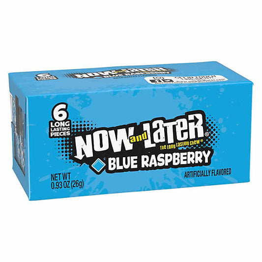 Now & Later Blue Raspberry 24pc 0.9oz