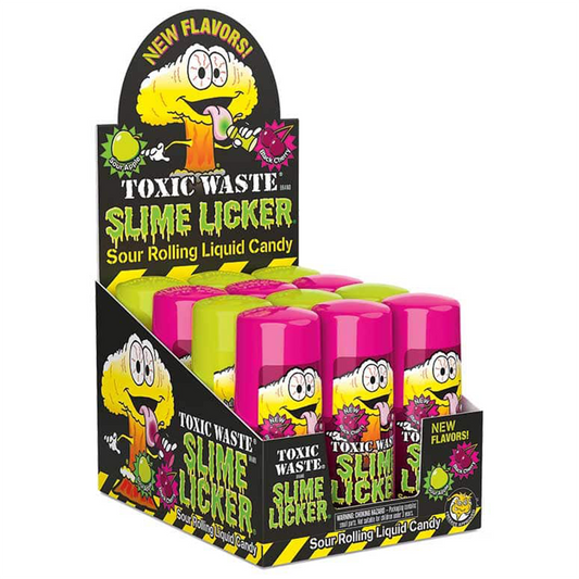 Slime Licker Sour Liquid Apple Cherry 12pc 2oz
